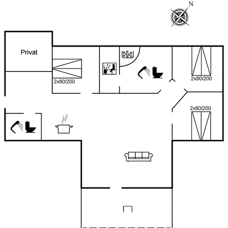 Ulrikke - 12km From The Sea By Interhome Casa de Férias Oksbøl